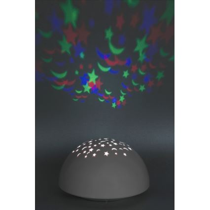 Rabalux - LED Luz nocturna RGB LED/0,5W/3xAA