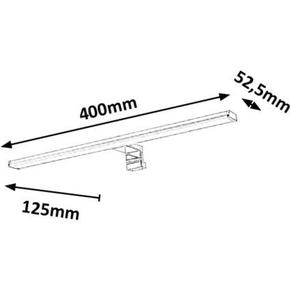 Rabalux - Iluminación LED para espejos de baño LED/8W/230V IP44 40cm