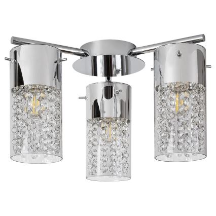 Rabalux - Lámpara de techo para baño, 3xE14/40W/230V, IP44, Ø 33,5 cm