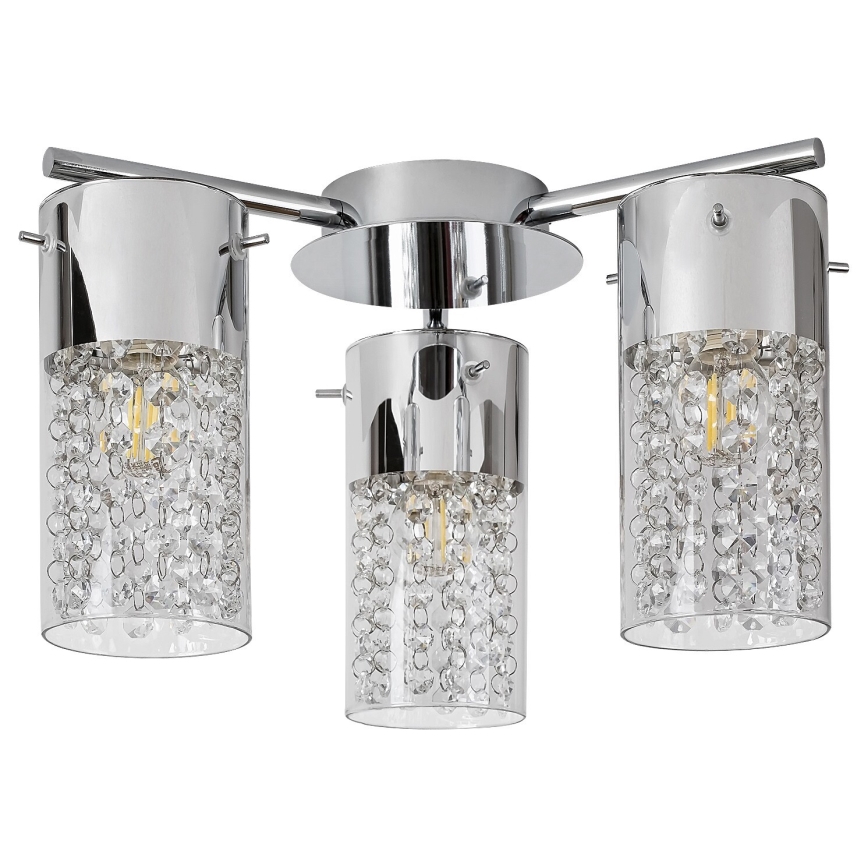 Rabalux - Lámpara de techo para baño, 3xE14/40W/230V, IP44, Ø 33,5 cm