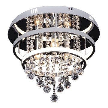 Rabalux 2237 - Lámpara de techo de cristal PALLAS LED/32W/230V + 3xE14/40W