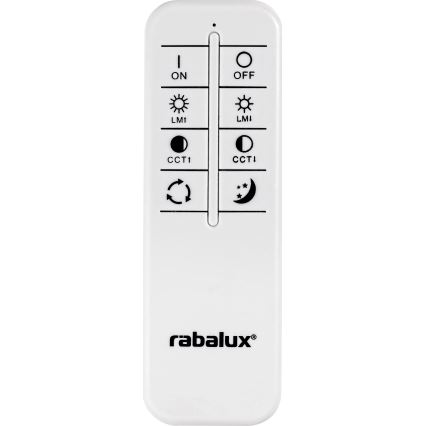Rabalux - Plafón de techo LED regulable 48W/230V 3000K/4000K/6000K + mando a distancia 49,5x49,5 cm