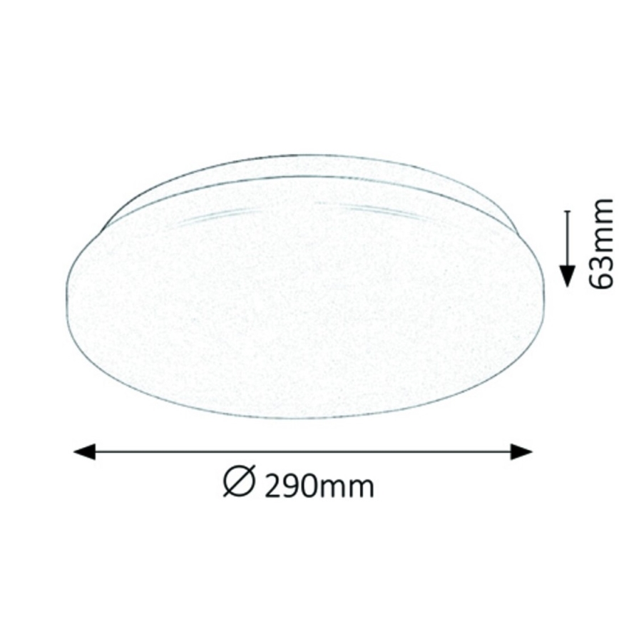 Rabalux - Lámpara de techo LED/20W/230V Ø 29 cm