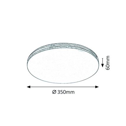 Rabalux - Lámpara de techo LED/18W/230V Ø 35 cm