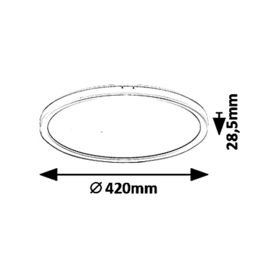 Rabalux - Lámpara de techo LED regulable LED/22W/230V Ø 42 cm