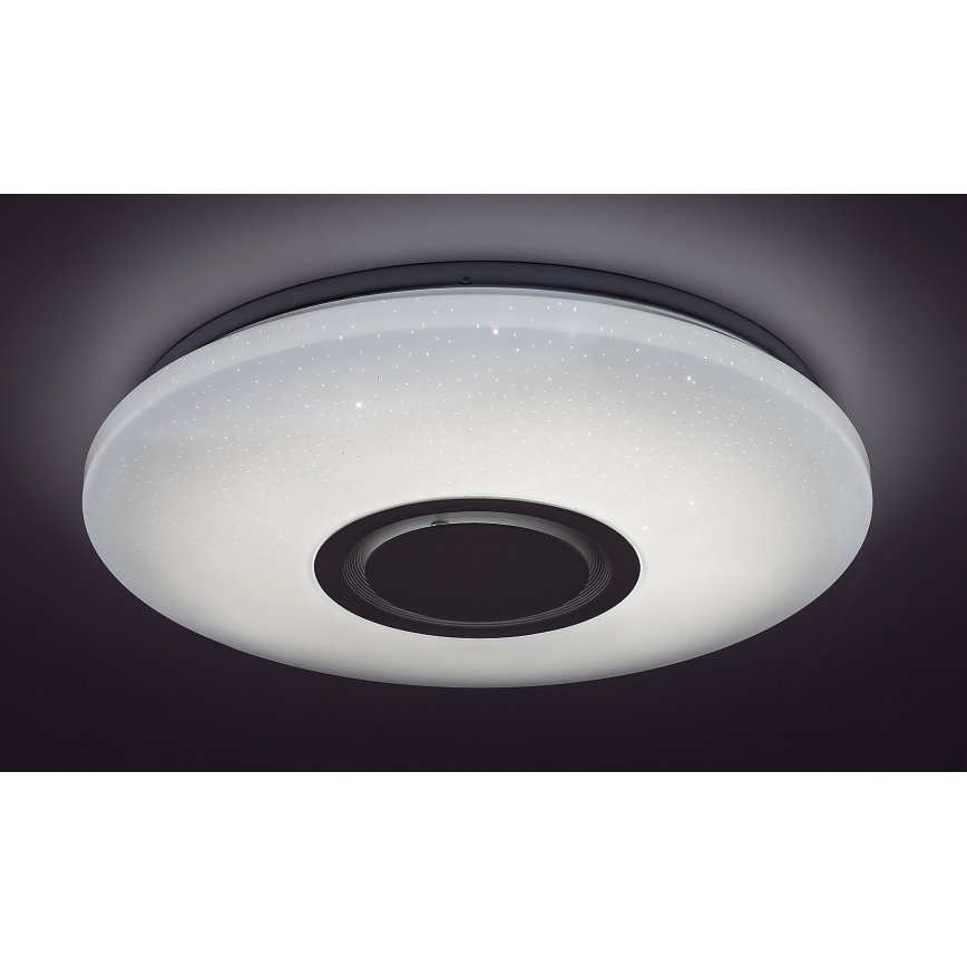 Rabalux - Lámpara de techo LED RGB regulable con altavoz LED/24W/230V Wi‑Fi Tuya + mando a distancia Ø 40 cm