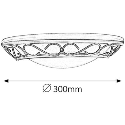 Rabalux - Aplique de pared 1xE14/60W/230V