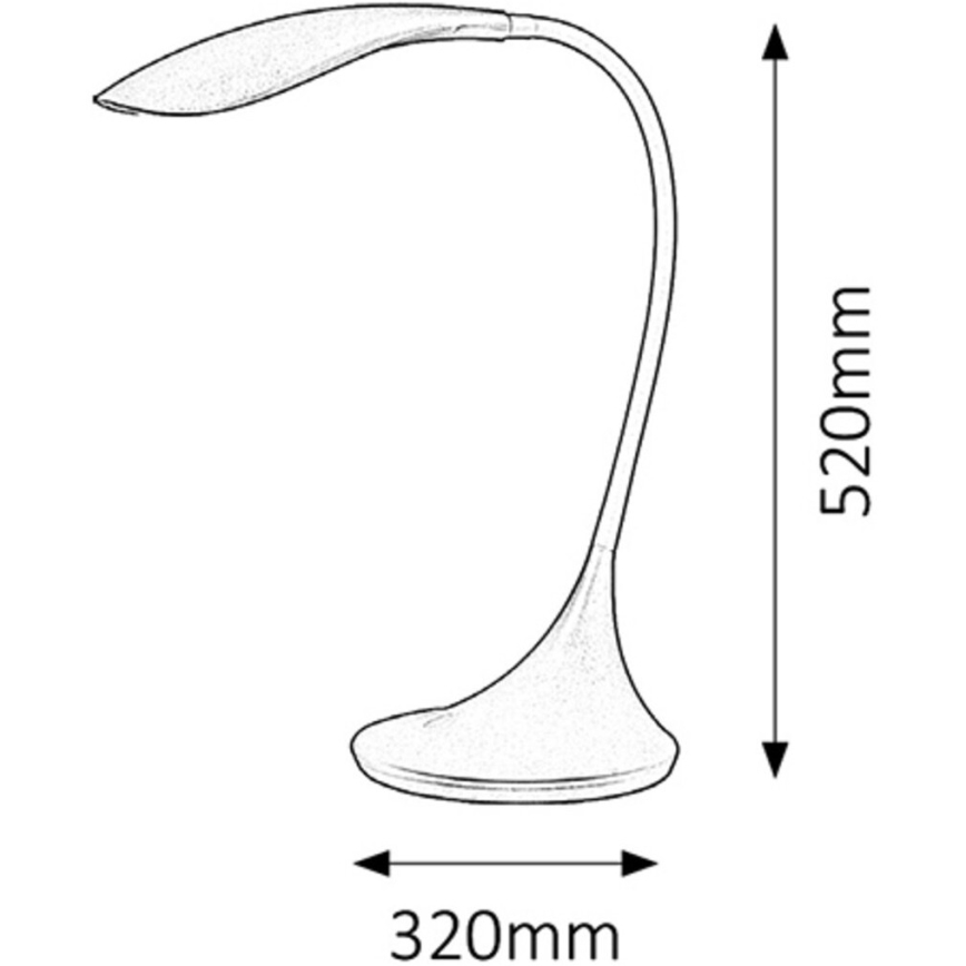 Rabalux - Lámpara LED regulable LED/4,5W/230V