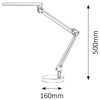 Rabalux - Lámpara de mesa LED/5,6W/230V