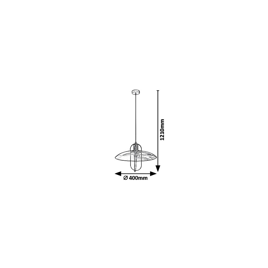 Rabalux 5000 - Lámpara colgante VIDA 1xE27/8W/230V