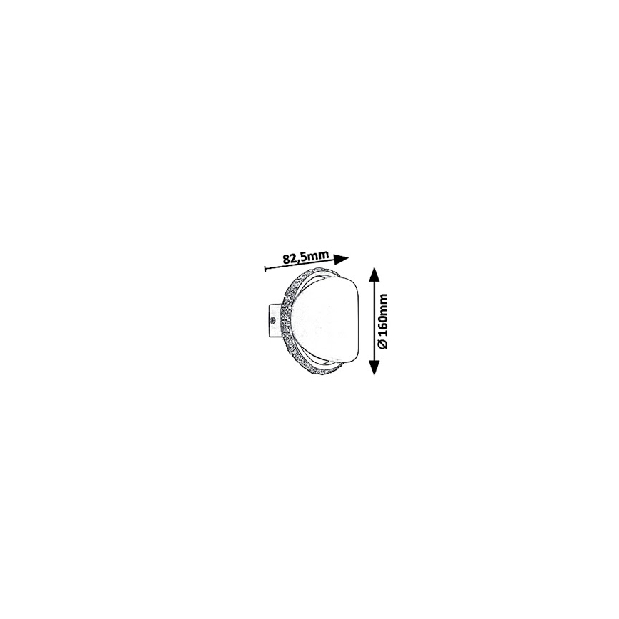Rabalux 5049 - Aplique LED CAPRIANA LED/6W/230V