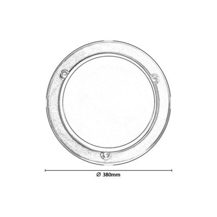 Rabalux - Lámpara de techo 2xE27/60W/230V diámetro 38 cm