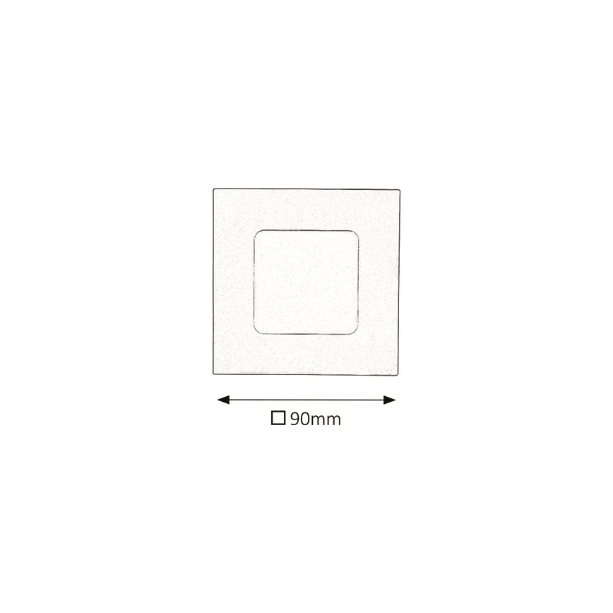 Rabalux - Lámpara empotrada LED para baños LED/3W/230V IP44 4000K