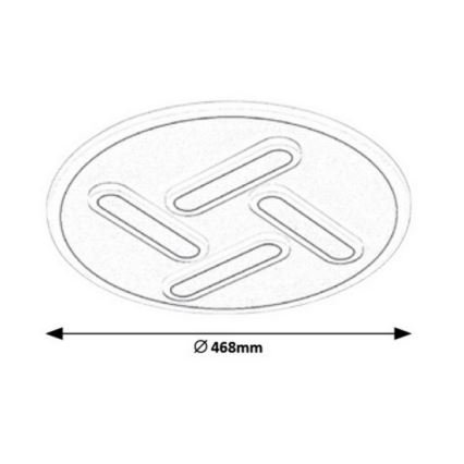 Rabalux - Plafón LED regulable LED/36W/230V diá. 46,8 cm