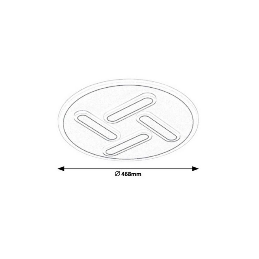 Rabalux - Plafón LED regulable LED/36W/230V diá. 46,8 cm