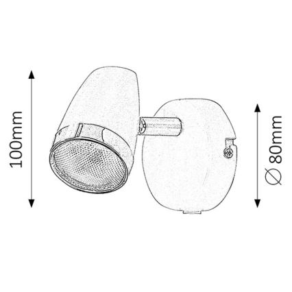 Rabalux - Foco LED LED/4W/230V