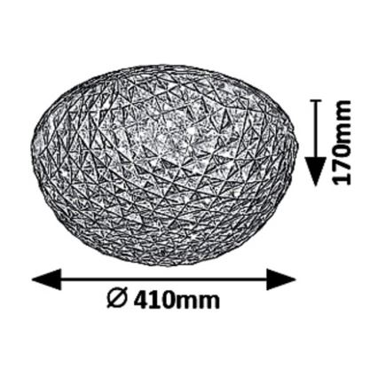 Rabalux - Plafón LED JILLIAN LED/24W/230V Ø 41 cm