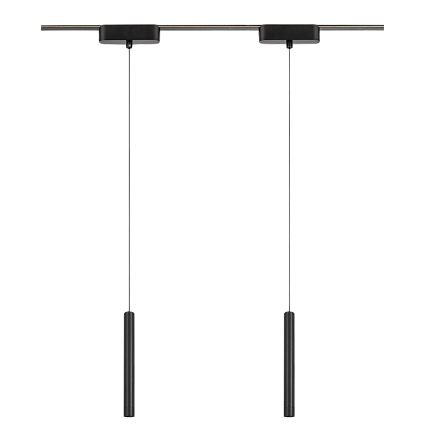 Rabalux - Lámpara LED colgante para sistema de raíles monofásico LED/5W/24V 3000K negro