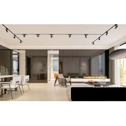 Rabalux - LED Foco para sistema de riel monofásico LED/6W/24V 4000K negro