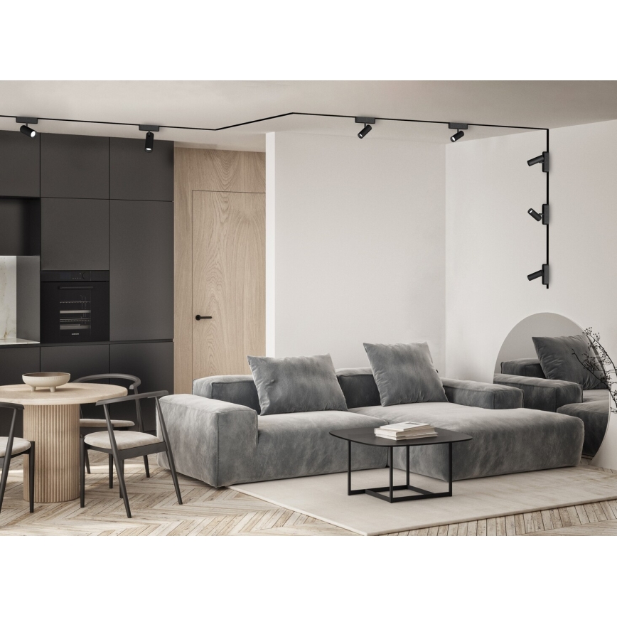 Rabalux - LED Foco para sistema de riel monofásico LED/6W/24V 4000K negro