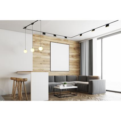 Rabalux - Lámpara LED colgante para sistema de raíles monofásico LED/5W/24V 4000K negro