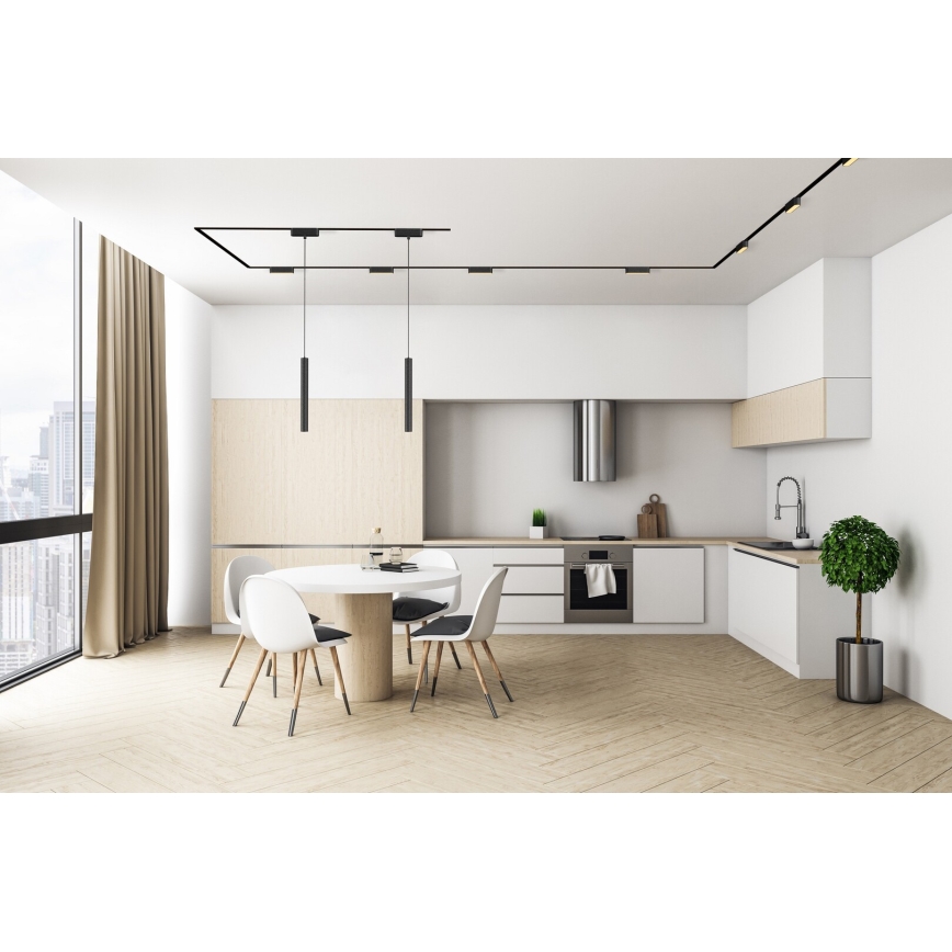 Rabalux - LED Plafón regulable para sistema de raíles monofásico LED/7W/24V 2700-5500K Wi-Fi Tuya 22 cm negro