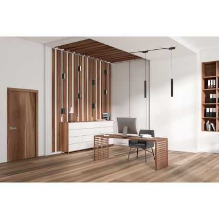 Rabalux - LED Plafón regulable para sistema de raíles monofásico LED/13W/24V 2700-5500K Wi-Fi Tuya 33 cm negro