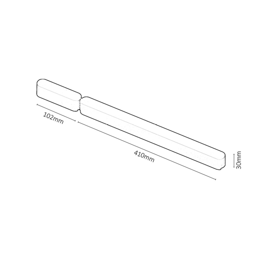Rabalux - Fuente de alimentación para luces en sistema de riel 180W/24V 10,2 + 41 cm negro