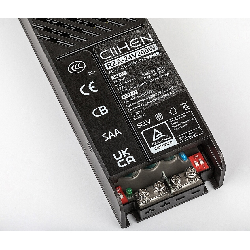 Rabalux - Fuente de alimentación empotrada para luces en sistema de rieles 200W/24V