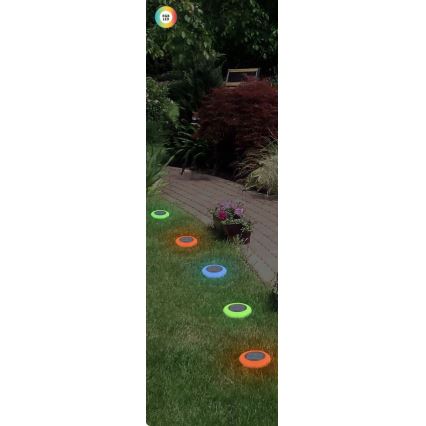 Rabalux - Lámpara solar LED RGB LED/0,6W/3,7V IP65 1200 mAh