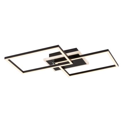 Rabalux - Plafón LED LED/40W/230V 3000K negro 39x50 cm