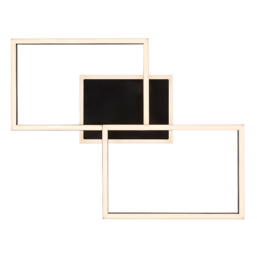 Rabalux - Plafón LED LED/40W/230V 3000K negro 39x50 cm