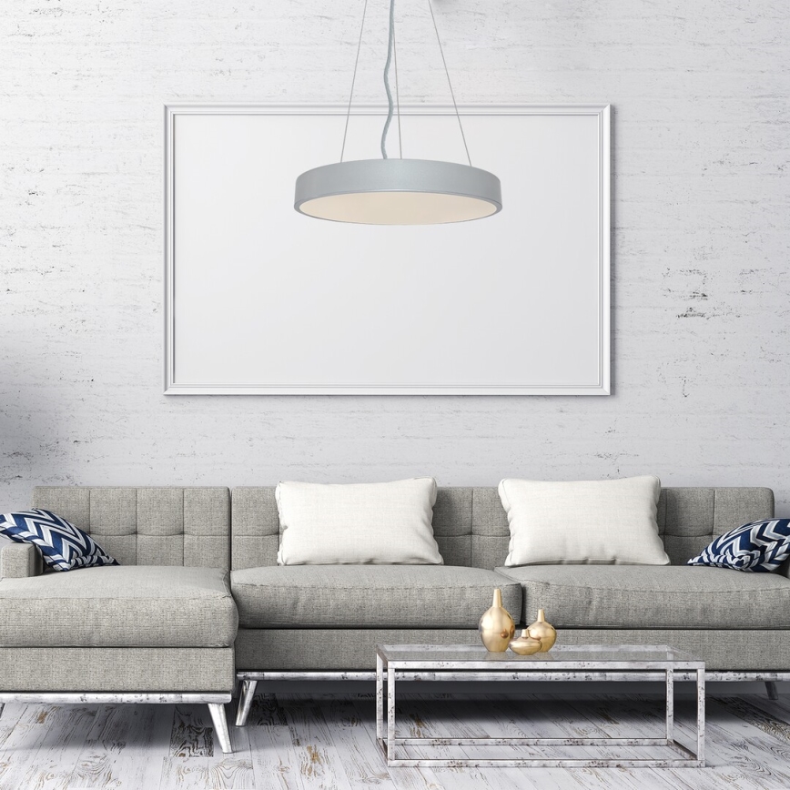 Rabalux - Lámpara de araña LED regulable LED/60W/230V plata 3000-6000K + mando a distancia