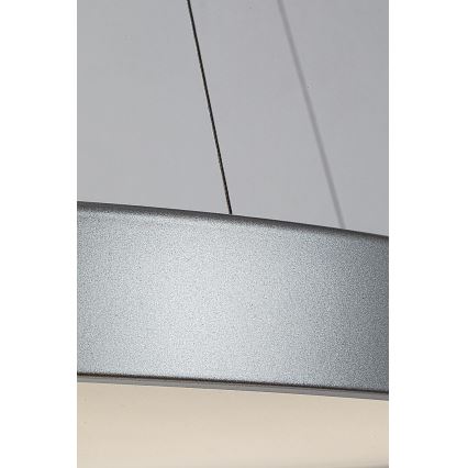 Rabalux - Lámpara de araña LED regulable LED/60W/230V plata 3000-6000K + mando a distancia