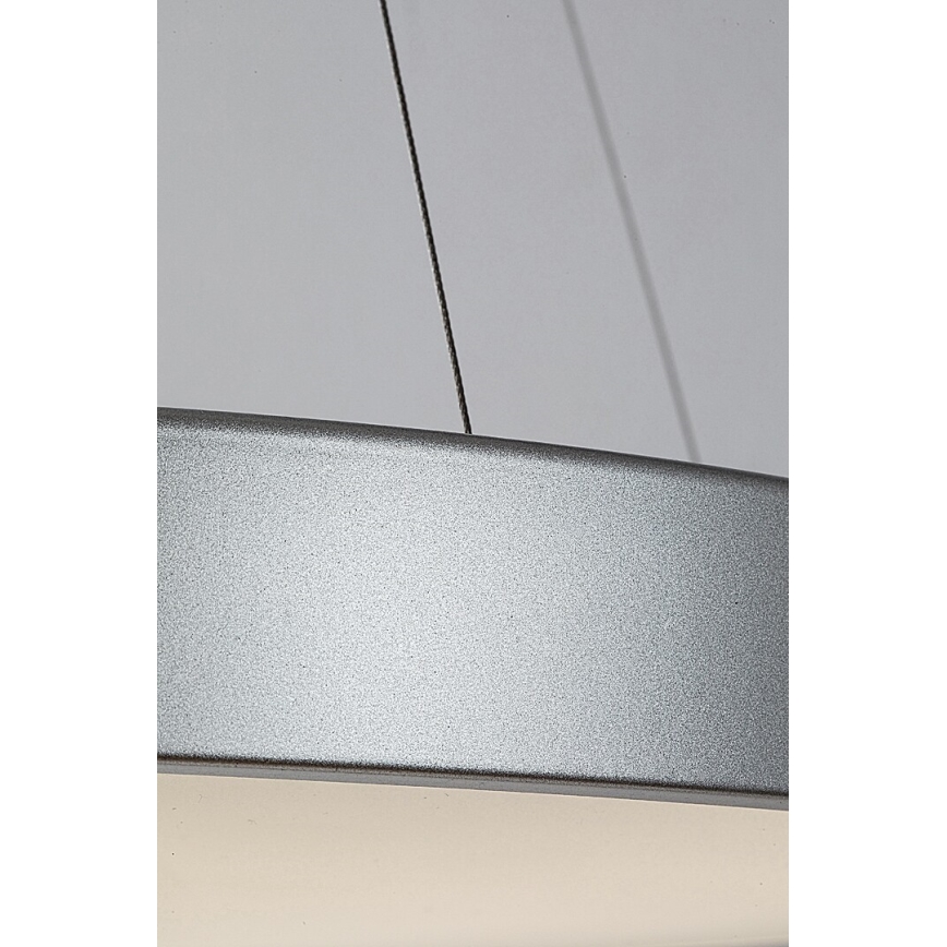 Rabalux - Lámpara de araña LED regulable LED/60W/230V plata 3000-6000K + mando a distancia