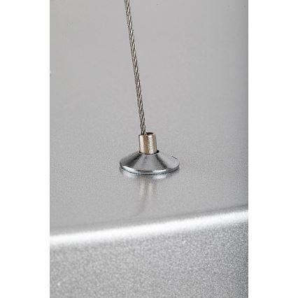 Rabalux - Lámpara de araña LED regulable LED/60W/230V plata 3000-6000K + mando a distancia