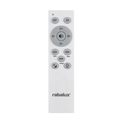 Rabalux - Lámpara de araña LED regulable LED/60W/230V plata 3000-6000K + mando a distancia