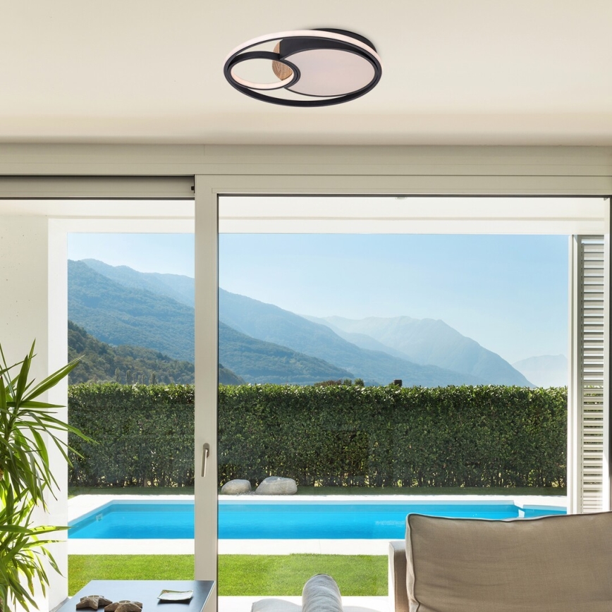 Rabalux - Lámpara de techo LED regulable LED/81W/230V 3000K/4000K/6000K diámetro 48 cm + mando a distancia
