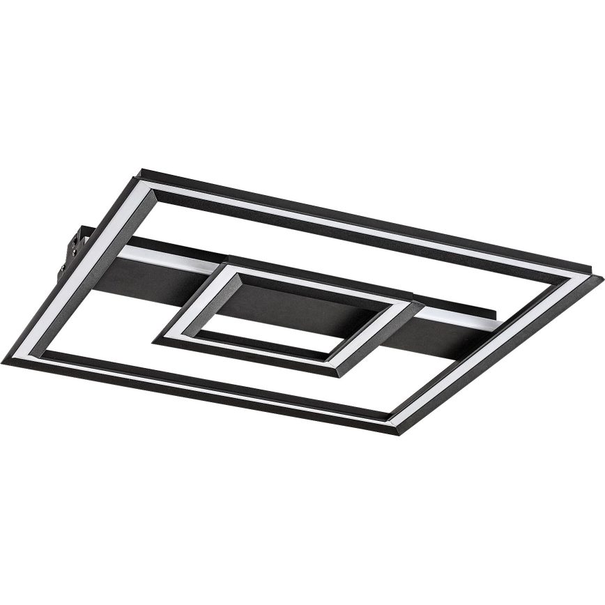 Rabalux - Lámpara de techo LED/48W/230V 3000K negra 48,5x48,5 cm