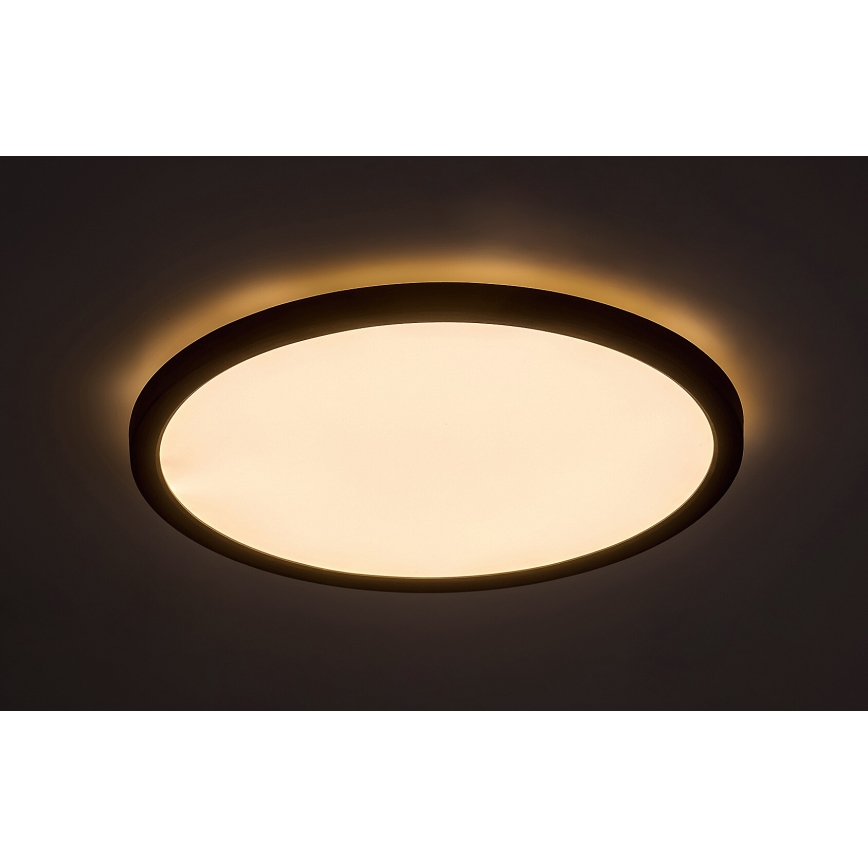 Rabalux - Plafón LED LED/24W/230V 3000/4000/6000K diá. 29 cm negro