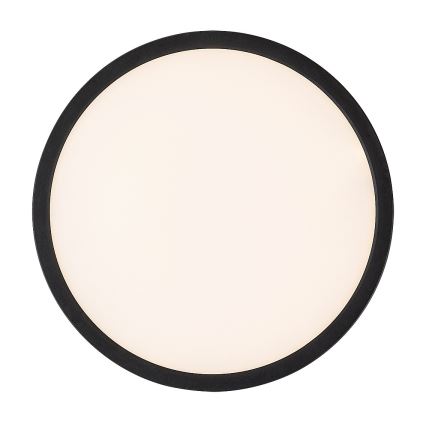 Rabalux - Plafón LED LED/24W/230V 3000/4000/6000K diá. 29 cm negro