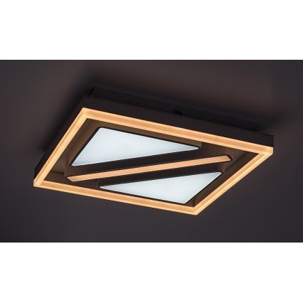 Rabalux - Plafón LED regulable 73W/230V 40x40 cm + mando a distancia