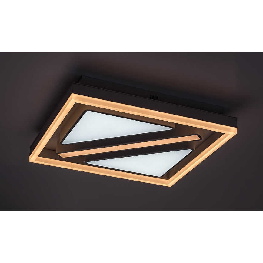 Rabalux - Plafón LED regulable 73W/230V 40x40 cm + mando a distancia