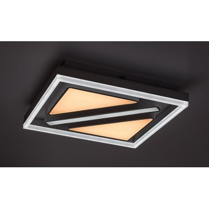 Rabalux - Plafón LED regulable 73W/230V 40x40 cm + mando a distancia