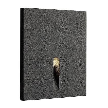Rabalux - Iluminación de la escalera LED LED/3W/230V 3000K negro