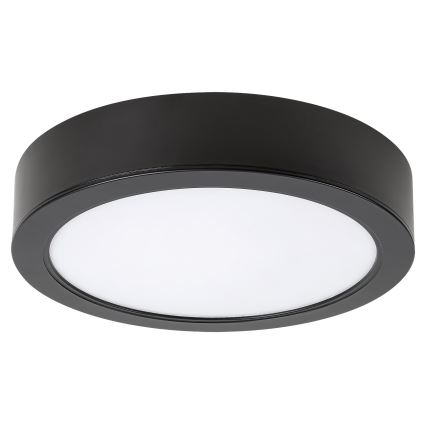 Rabalux - Plafón LED LED/7W/230V 4000K diá. 12 cm negro