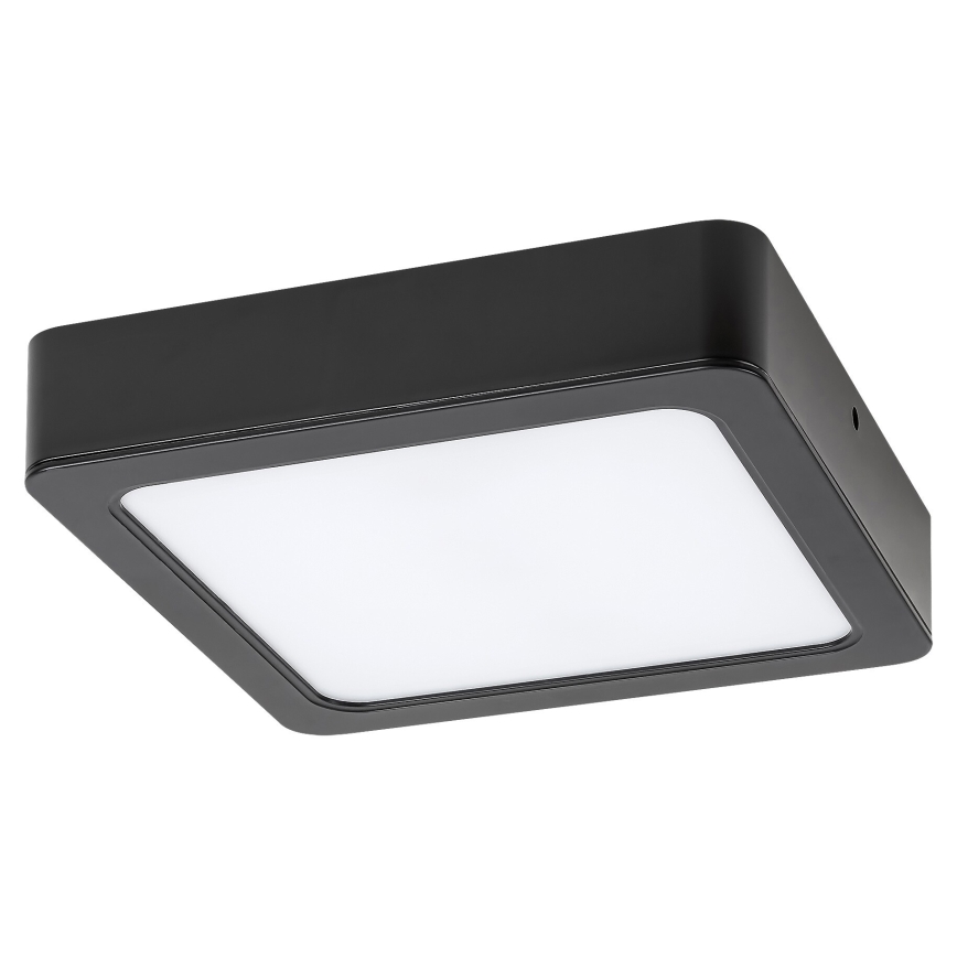 Rabalux - Plafón LED LED/15W/230V 4000K 16x16 cm negro
