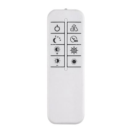 Rabalux - Lámpara de techo LED regulable LED/34W/230V 3000-6500K Ø 51 cm + mando a distancia