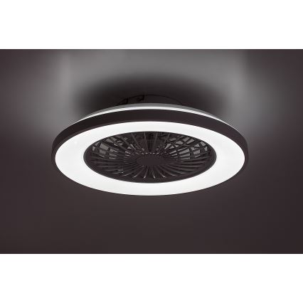 Rabalux - Lámpara de techo LED regulable con ventilador LED/48W/230V 3000-6500K + mando a distancia
