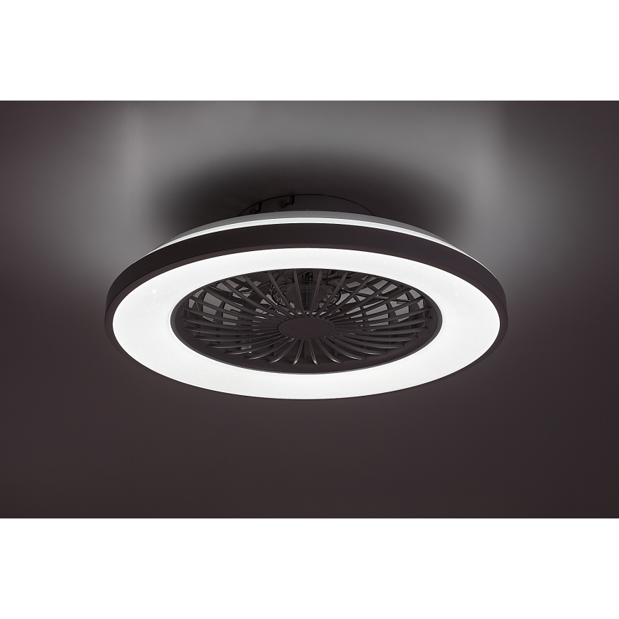 Rabalux - Lámpara de techo LED regulable con ventilador LED/48W/230V 3000-6500K + mando a distancia